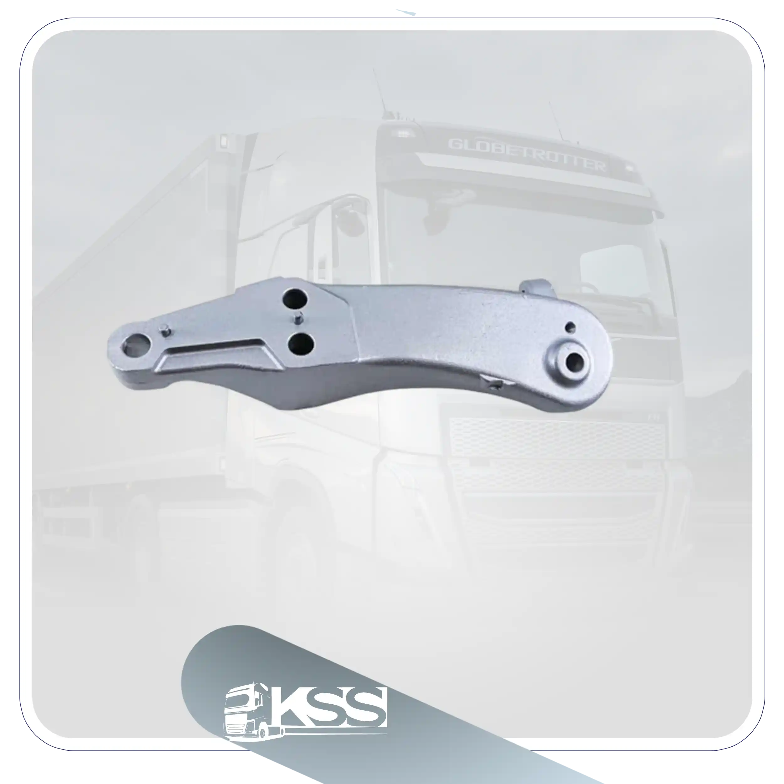 21967906-پایه آلومینیومی دسته موتور جلو سمت چپ FH500